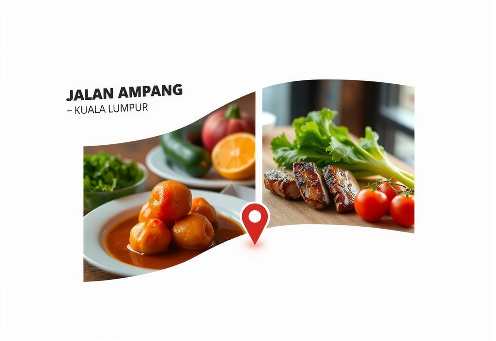 Map snippet of Jalan Ampang location