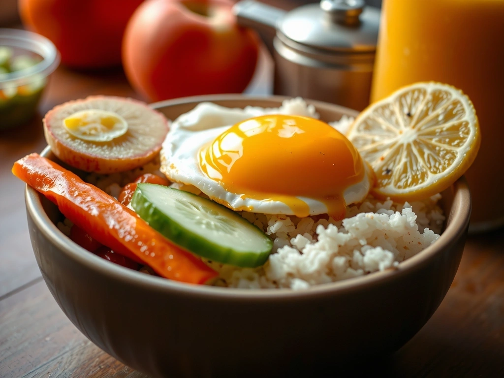 Healthy Nasi Lemak Bowl